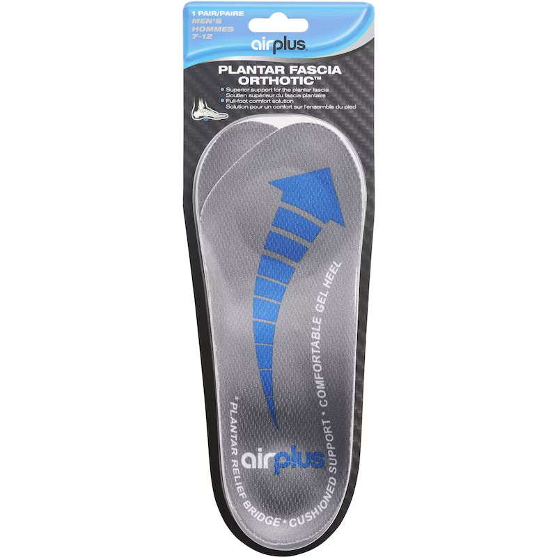Airplus plantar fascia orthotic in packaging on a white background - okotoks hc pharmacy