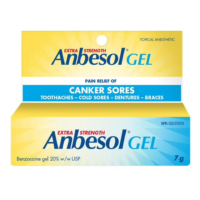 Anbesol Extra Strength Gel 20% Topical Anesthetic - okotoks hc pharmacy