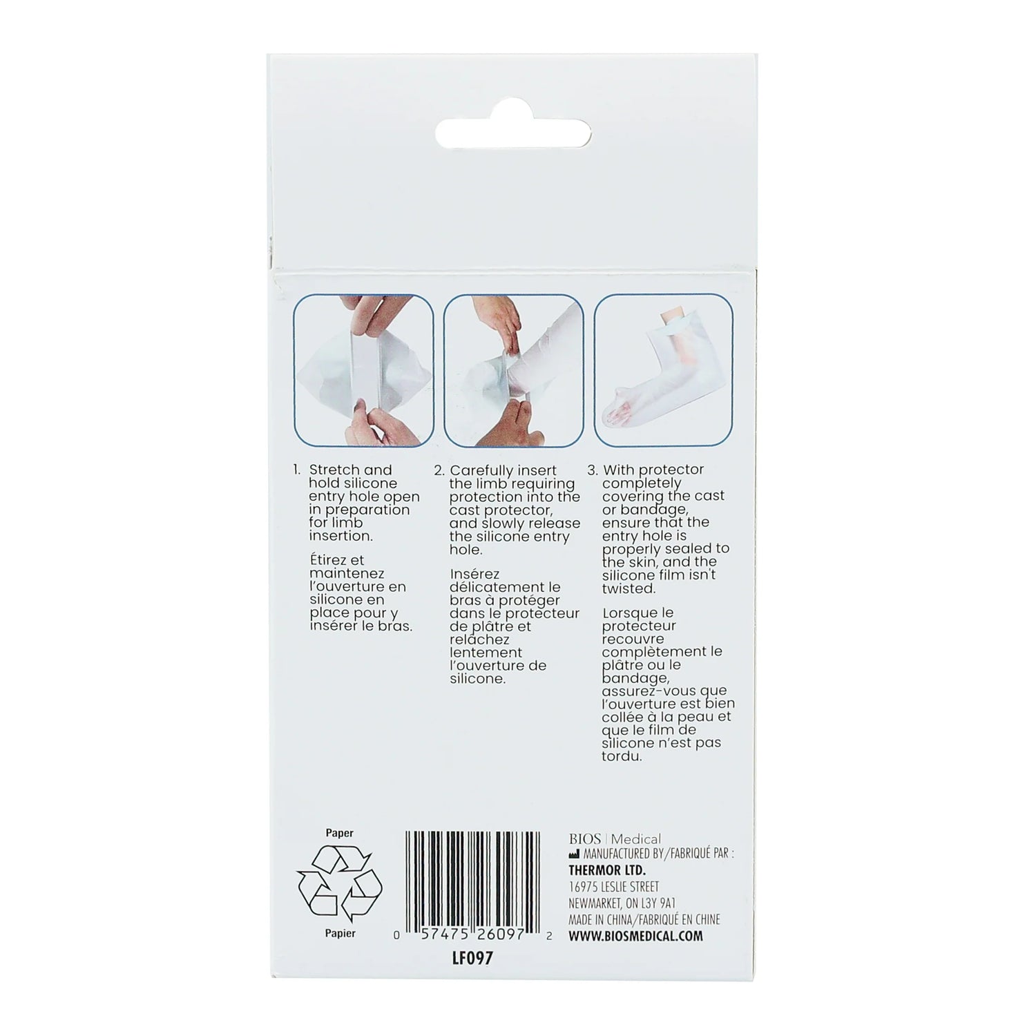 BIOS Long Arm Cast Protector - okotoks hc pharmacy