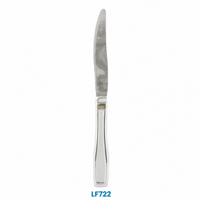 Stainless steel knife with a visible brand logo on a white background - okotoks hc pharmacy