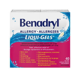 Benadryl Allergy Liqui-Gels Capsules - okotoks hc pharmacy
