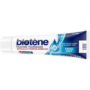 Biotène Dry Mouth Fluoride Toothpaste Fresh Mint Original - okotoks hc pharmacy