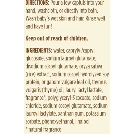 Product label with directions and ingredients on a beige background - okotoks hc pharmacy