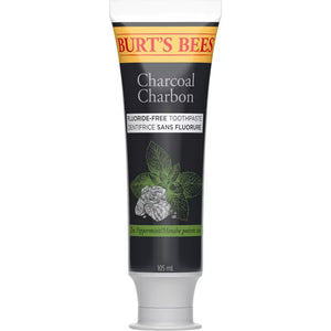 Burt's Bees Charcoal + Whitening Fluoride Free Toothpaste Zen Peppermint - okotoks hc pharmacy