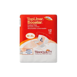 TRANQUILITY TOPLINER BOOSTER CONTOUR PADS M - XL 12PK - #shop_name