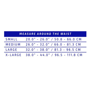 Champion Sports Support C-81 size chart - okotoks hc pharmacy