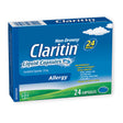 Box of Claritin Non-Drowsy Liquid Capsules on a white background - okotoks hc pharmacy