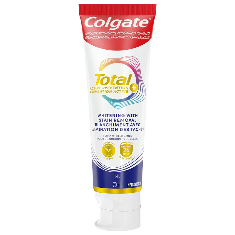 Colgate Total Prevention Plus Whitening Gel Toothpaste - okotoks hc pharmacy