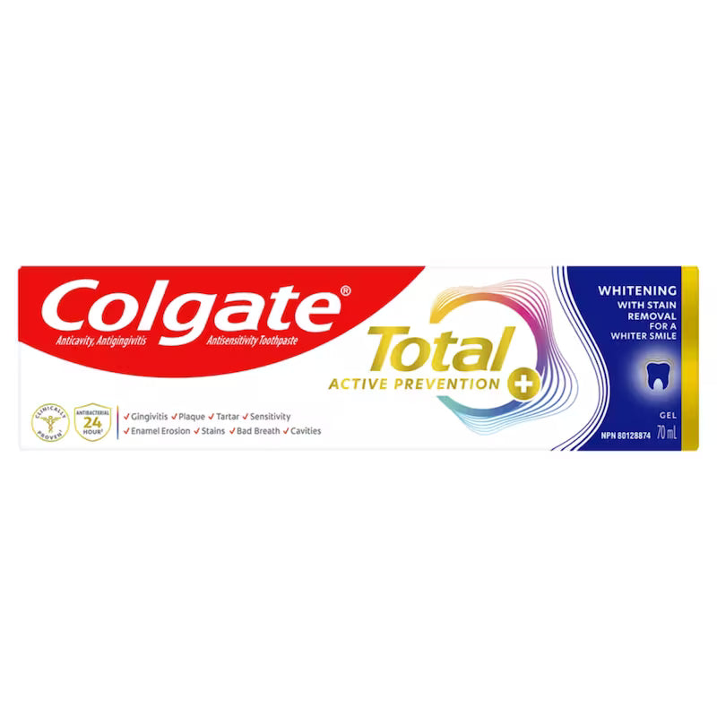 Colgate Total Prevention Plus Whitening Gel Toothpaste - okotoks hc pharmacy