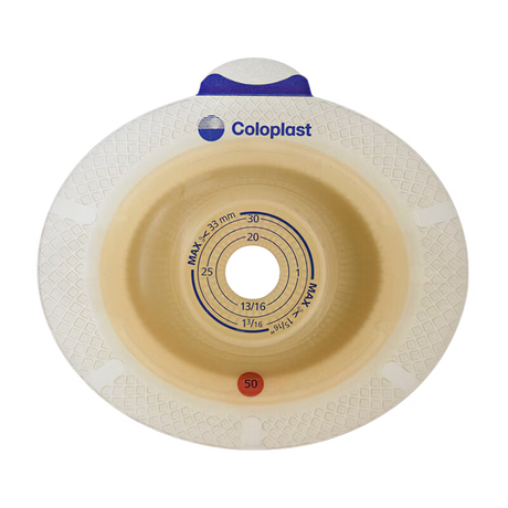 Coloplast SenSura® Convex Light Click 2-Piece Ostomy Baseplate 5/8" - 1-1/4" (15mm - 33mm) - COL 11021 - Okotoks HC Pharmacy