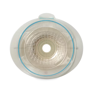 Clear plastic component with blue rim on a white background - okotoks hc pharmacy