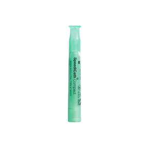Green compact on a white background - okotoks hc pharmacy