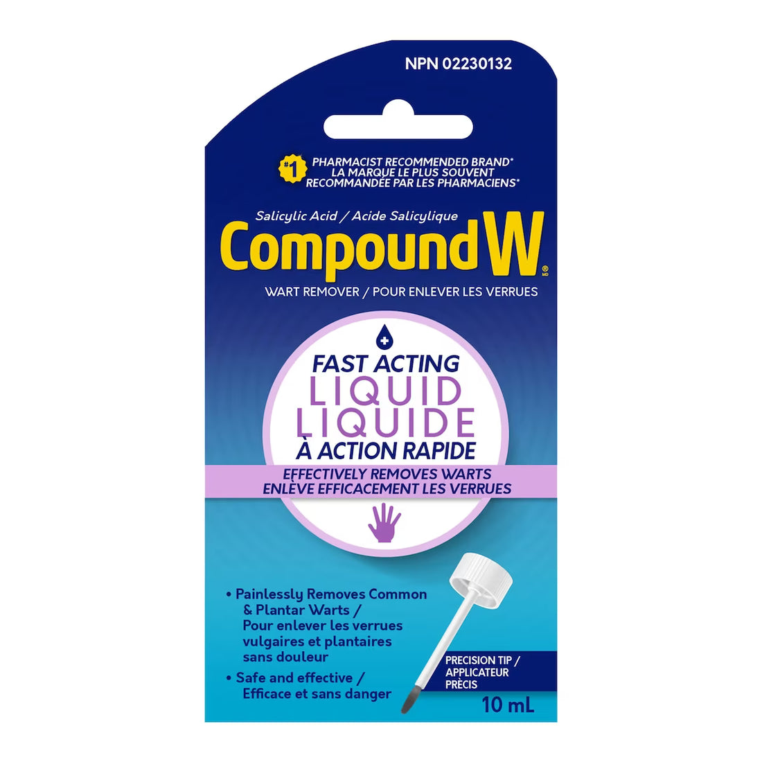 Compound W Fast Acting Liquid Wart Remover - 10mL - okotoks hc pharmacy