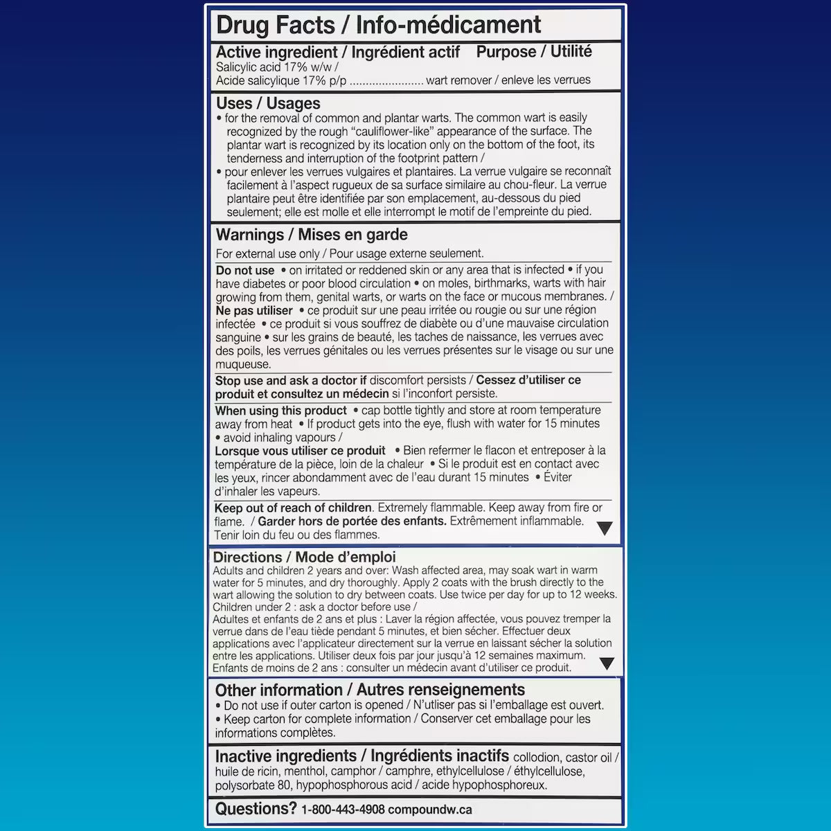 Compound W Fast Acting Liquid Wart Remover - okotoks hc pharmacy