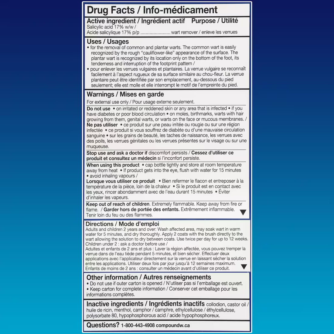 Compound W Fast Acting Liquid Wart Remover - okotoks hc pharmacy