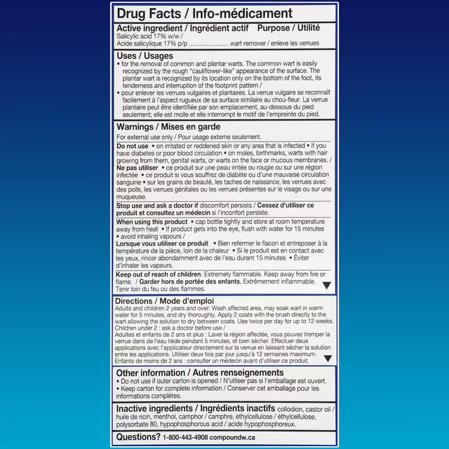Compound W Fast Acting Liquid Wart Remover - okotoks hc pharmacy
