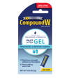 Compound W wart remover gel packaging on a white background - okotoks hc pharmacy