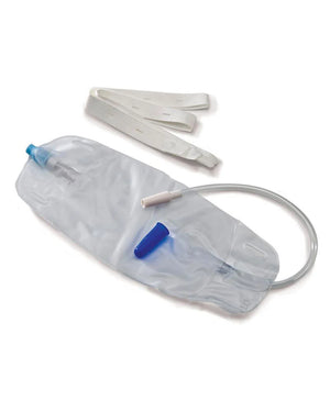 Covidien Curity Leg Bag 17oz (500mL) with Anti-Reflux Valve & Leg Straps - okotoks hc pharmacy