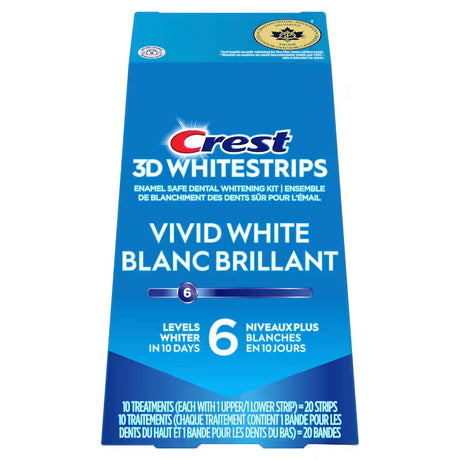 Crest 3D Whitestrips Classic Vivid White Level 6 - okotoks hc pharmacy