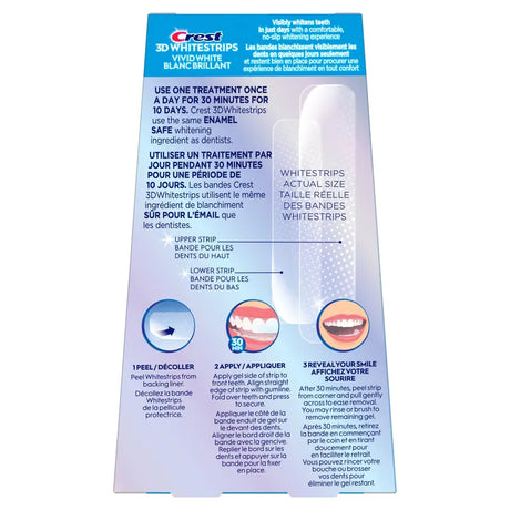 Crest 3D Whitestrips Classic Vivid White Level 6 - okotoks hc pharmacy