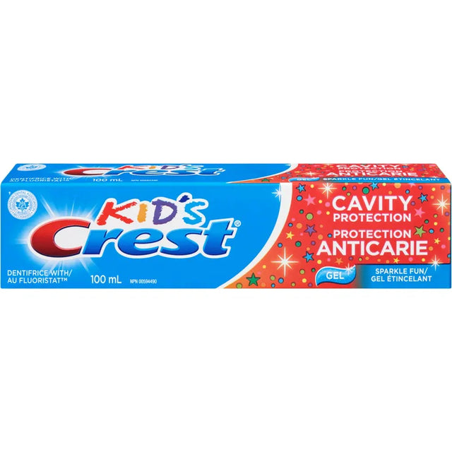 Crest Kid's Cavity Protection Sparkle Fun Gel Toothpaste - okotoks hc pharmacy