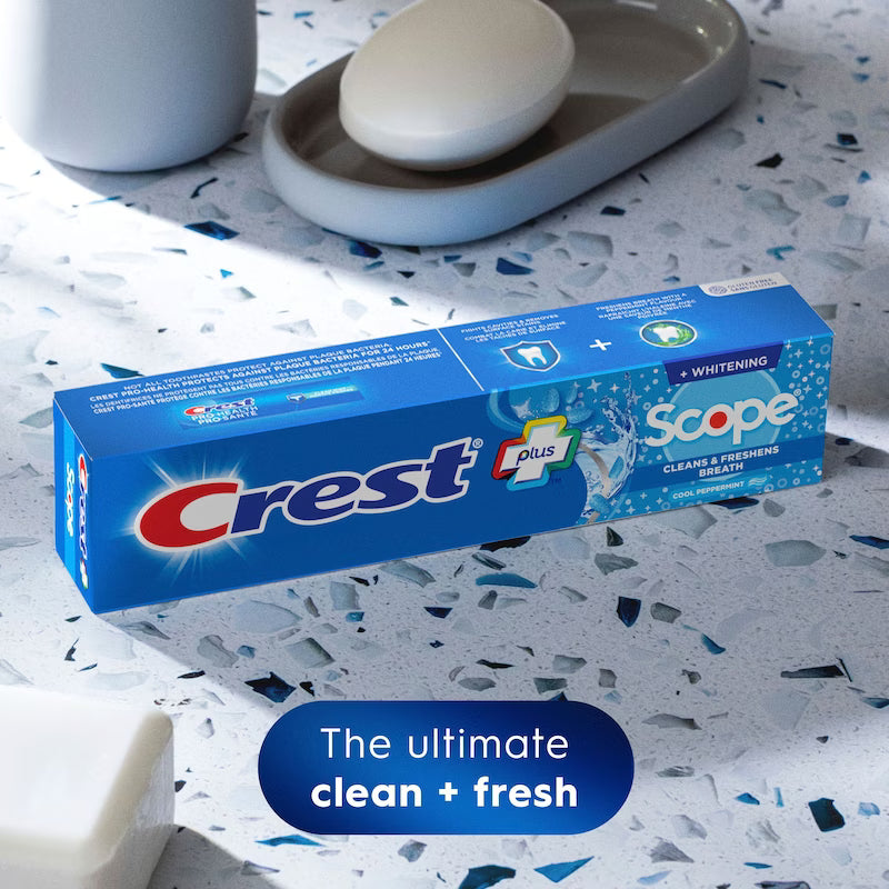 Crest Plus Complete Whitening + Scope Toothpaste - okotoks hc pharmacy