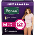 Depend Night Defense Incontinence Underwear for Women - Overnight medium 15 pack - okotoks hc pharmacy