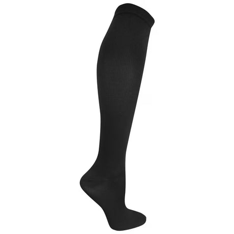 Black knee-high sock on a white background - okotoks hc pharmacy