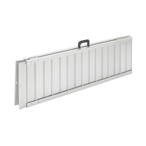 White metal fence panel with a handle on a white background - okotoks hc pharmacy