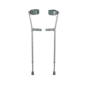 Pair of crutches on a white background - okotoks hc pharmacy
