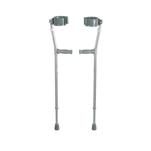 Pair of crutches on a white background - okotoks hc pharmacy