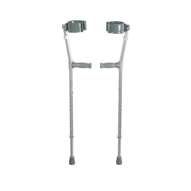 Pair of crutches on a white background - okotoks hc pharmacy