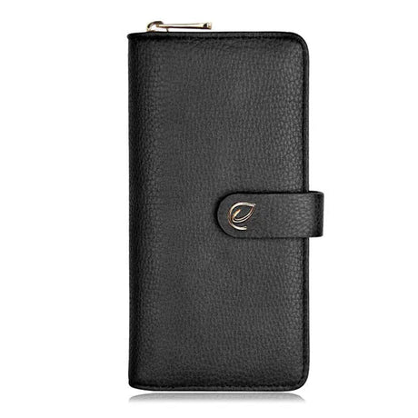 Black wallet with a brand logo on a white background - okotoks hc pharmacy