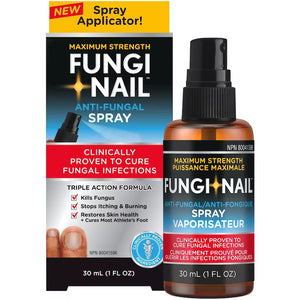 Fungi Nail anti-fungal spray with packaging on a white background - okotoks hc pharmacy
