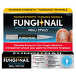 FungiNail anti-fungal solution pen packaging with text and images of a finger and nail. - okotoks hc pharmacy