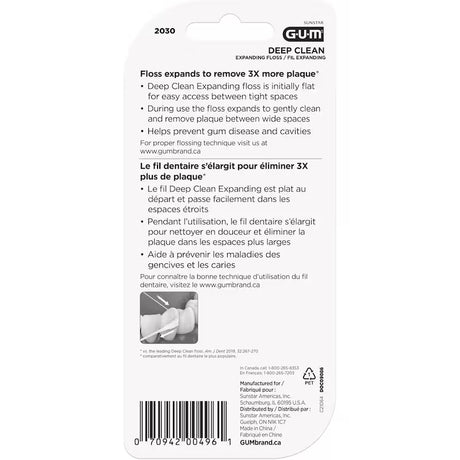 GUM Deep Clean Expanding Floss - okotoks hc pharmacy