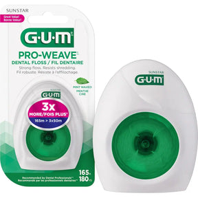 GUM Pro-Weave Mint Waxed Dental Floss - okotoks hc pharmacy