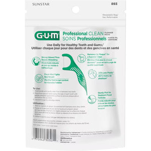 GUM Professional Clean Mint Flosser Picks - okotoks hc pharmacy