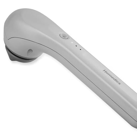 Gray handheld device with 'Homedics' branding on a white background - okotoks hc pharmacy