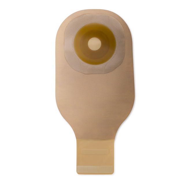 Hollister Premier™ 1-Piece Drainable Ostomy Pouch – Flat Flextend™ Barrier, Lock 'n Roll™ Closure 1 1/4" (32mm) Beige 10 Pack - HOL 8558 - Okotoks HC Pharmacy