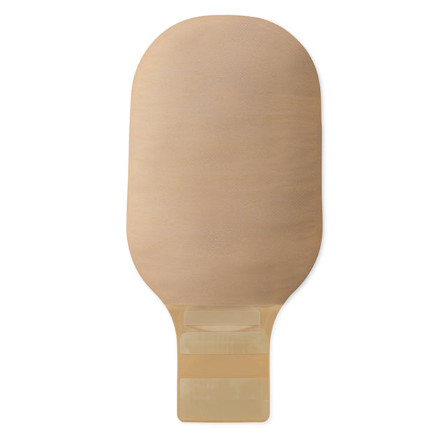 Hollister Premier™ 1-Piece Drainable Ostomy Pouch – Flat Flextend™ Barrier, Lock 'n Roll™ Closure 1 1/4" (32mm) Beige 10 Pack - HOL 8558 - Okotoks HC Pharmacy