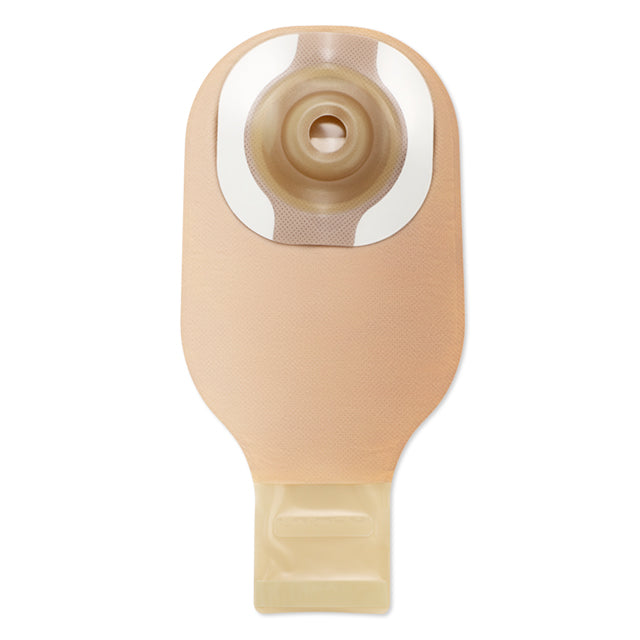 Hollister Premier™ 1-Piece Drainable Ostomy Pouch – Soft Convex CeraPlus™ Barrier with Filter 7/8" (22mm) Beige with Viewing Option - HOL 8991 - Okotoks HC Pharmacy