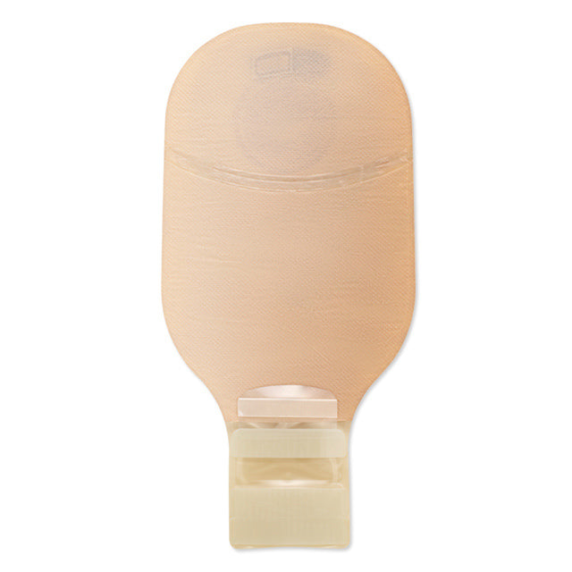 Hollister Premier™ 1-Piece Drainable Ostomy Pouch – Soft Convex CeraPlus™ Barrier with Filter 7/8" (22mm) Beige with Viewing Option - HOL 8991 - Okotoks HC Pharmacy