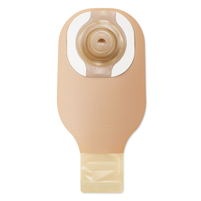 Hollister Premier™ 1-Piece Drainable Ostomy Pouch – Soft Convex CeraPlus™ Barrier with Filter 7/8" (22mm) Beige with Viewing Option - HOL 8991 - Okotoks HC Pharmacy