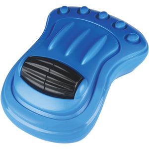 Blue foot massager with a black component on a white background - okotoks hc pharmacy