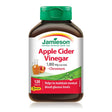 A bottle of Jamieson Apple Cider Vinegar with Chromium, 1,000 mg, containing 120 caplets. The product is in a dark brown bottle with a green flip-top cap and a white label featuring red and green text and graphics. - okotoks hc pharmacy