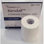 Kendall standard porous tape with packaging on a white background - okotoks hc pharmacy