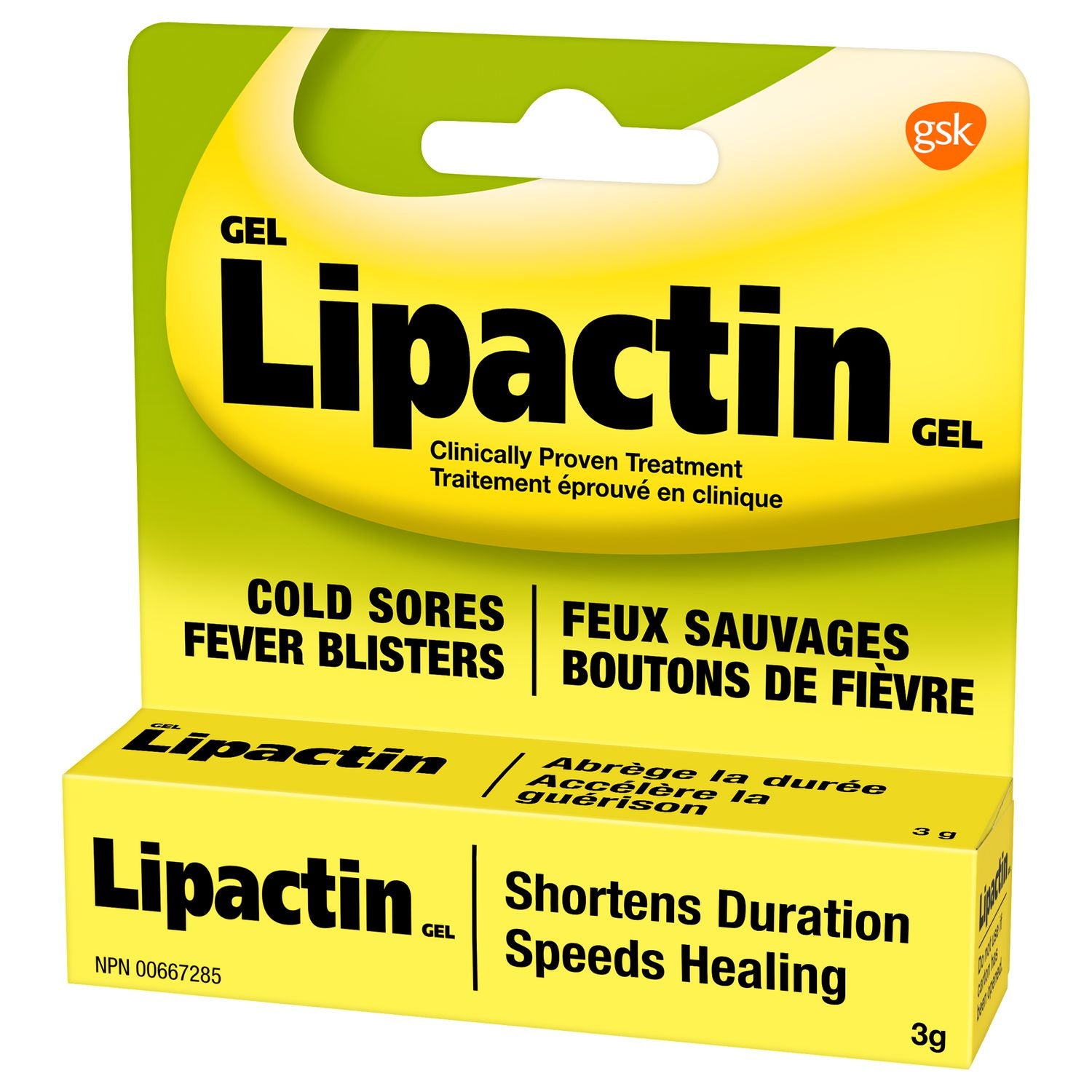 Lipactin Cold Sore and Fever Blister Treatment Gel - okotoks hc pharmacy