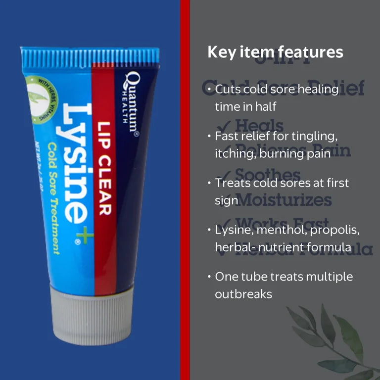 Lipclear Lysine + Cold Sore Treatment - okotoks hc pharmacy