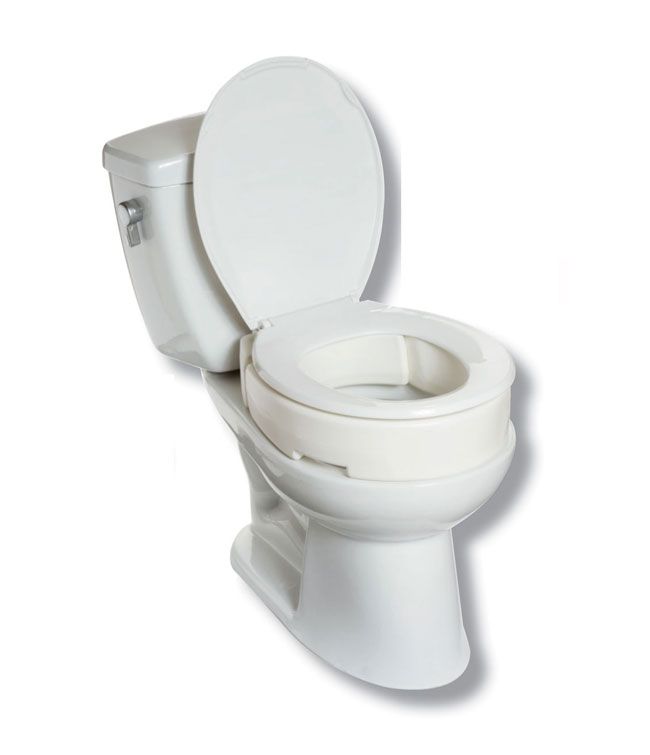 MOBB 3.5" Standard Hinged Raised Toilet Seat MHHRT - okotoks hc pharmacy